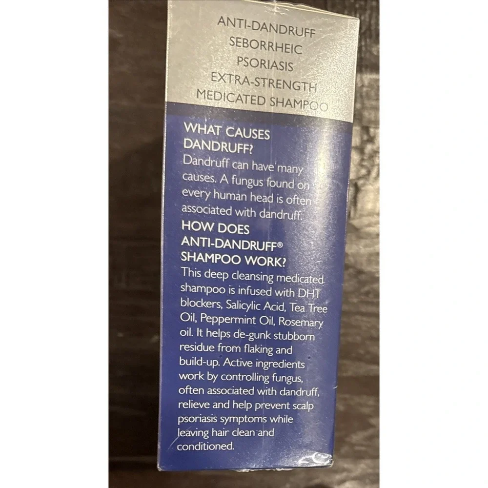Ketozonacole Shampoo Lot Of 2 RHRI Anti Dandruff Medicated EXTRA STRENGTH 3/2027